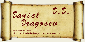 Daniel Dragošev vizit kartica